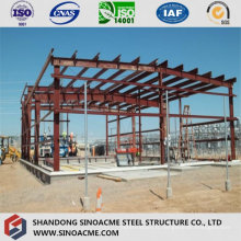 Structure de cadre en acier pour la construction de l&#39;atelier de traitement